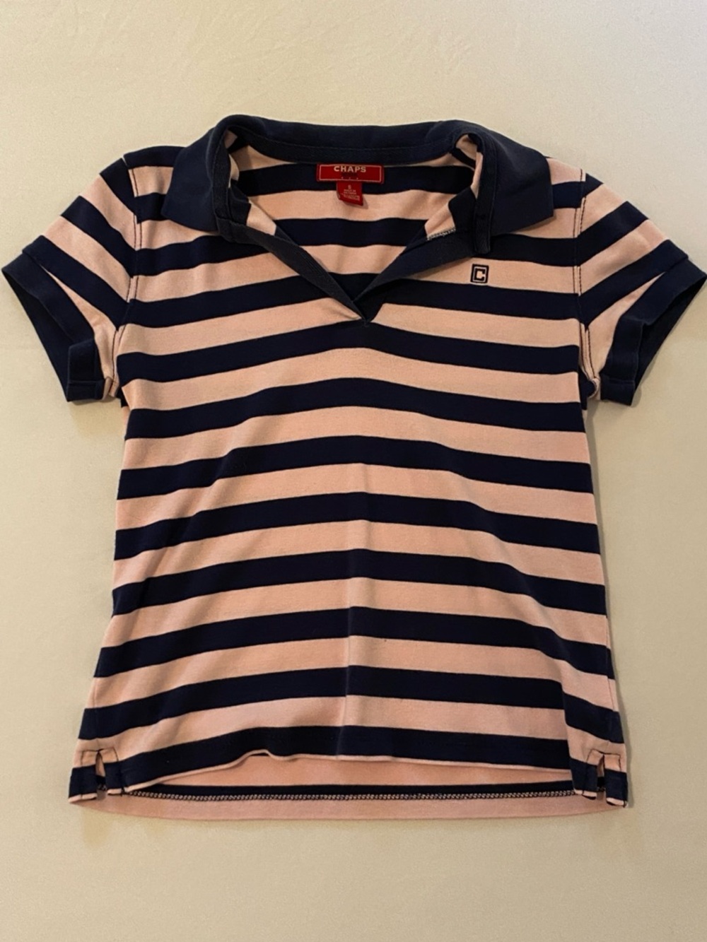 Striped Polo Baby Tee